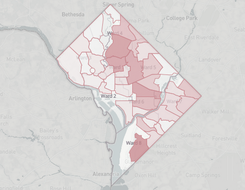 Map of Number of Public School Facilities