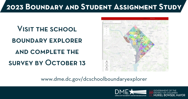Visit the School Boundary Explorer and complete the survey