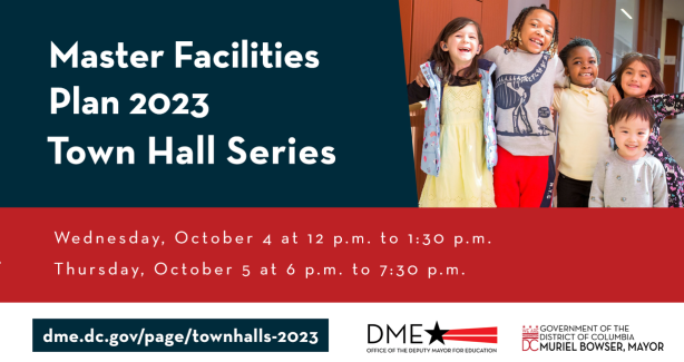 Master Facilities Plan 2023 Town Hall Series - October 4 and 5
